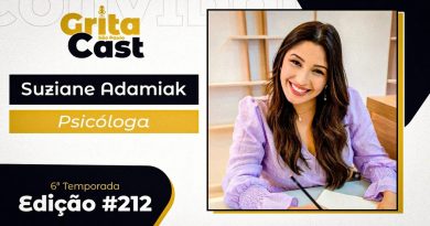GritaCast #212 | Vamos receber a psicóloga Suziane Adamiak para falar sobre Ansiedade, Suicídio e Dor GritaCast #212 | Vamos receber a psicóloga Suziane Adamiak para falar sobre Ansiedade, Suicídio e Dor