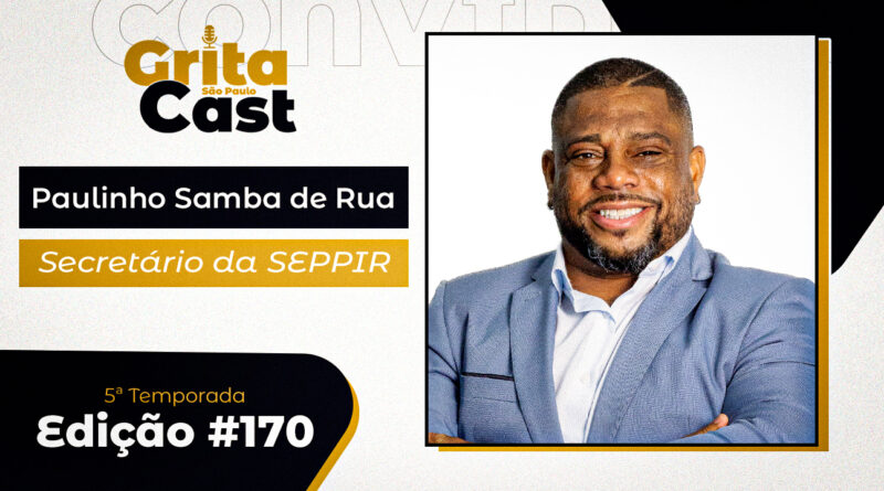 Secretário Paulinho, responsável pela SEPPIR, é o convidado da próxima quarta, dia 13 de agosto. Marque na agenda!
