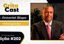 Edição #202 | GritaCast desta semana recebe o Dr. Antoniel Bispo dos Santos Filho. Será quinta, dia 15, às 18 horas, ao vivo no YouTube