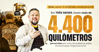 Grita celebra 15 anos com reconhecimento e mais de 4.400 quilômetros percorridos em três de meses de palestras sobre Comunicação Organizacional